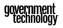 "Black 'government technology' text logo on transparent background, bold sans-serif font."